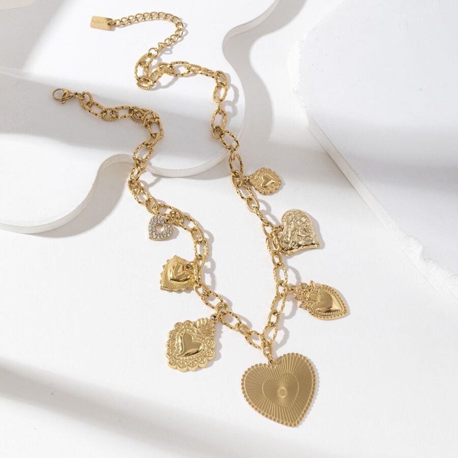 Collier coeur / 00219