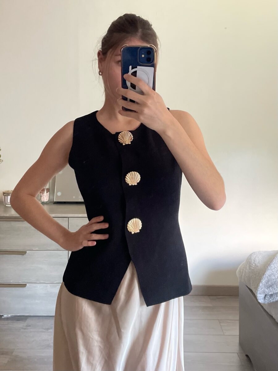 Gilet coquillage / Y1241 – Image 3